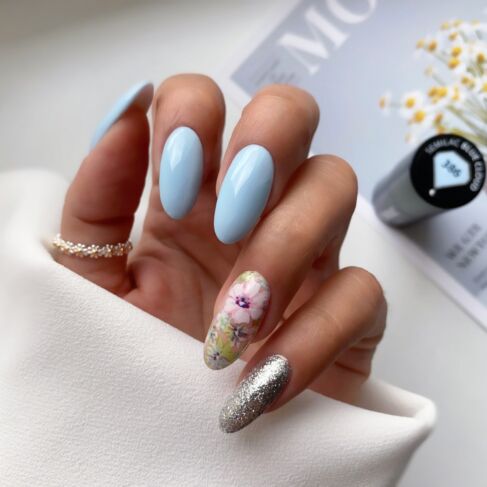 Gelpolish 386 Blue Cloud - 7 ml-UV Hybrid-Semilac-NR Kosmetik