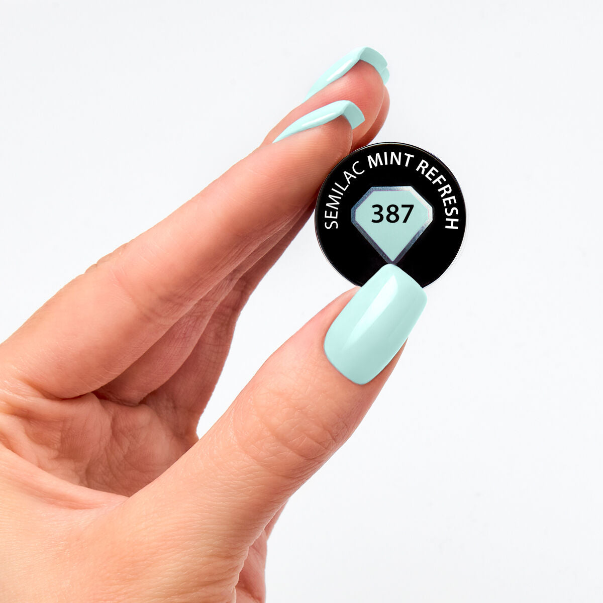 Gelpolish 387 Mint Refresh - 7 ml-UV Hybrid-Semilac-NR Kosmetik