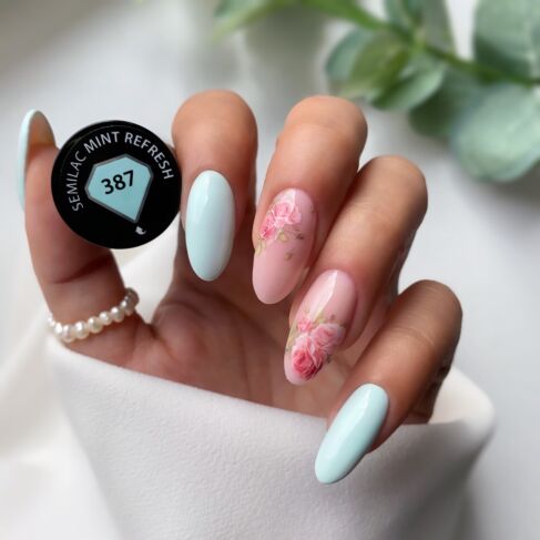 Gelpolish 387 Mint Refresh - 7 ml-UV Hybrid-Semilac-NR Kosmetik
