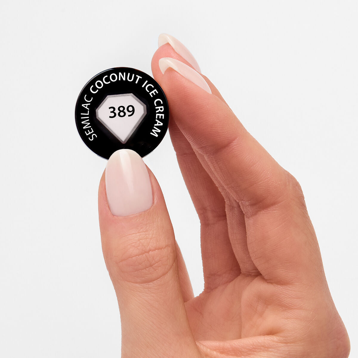 Gelpolish 389 Coconut Ice Cream - 7 ml-UV Hybrid-Semilac-NR Kosmetik
