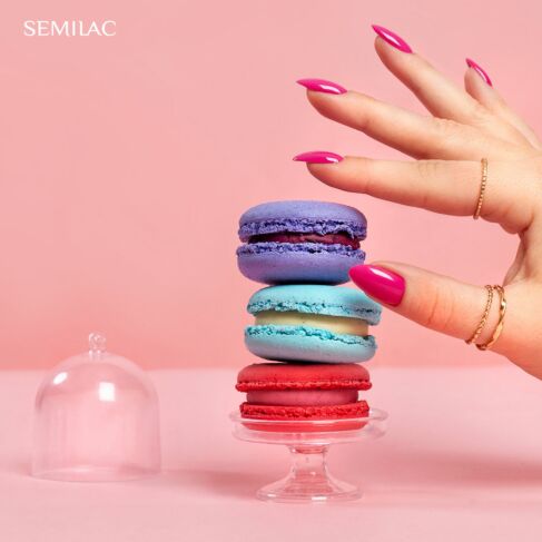 Gelpolish 391 Raspberry Charm - 7 ml-UV Hybrid-Semilac-NR Kosmetik