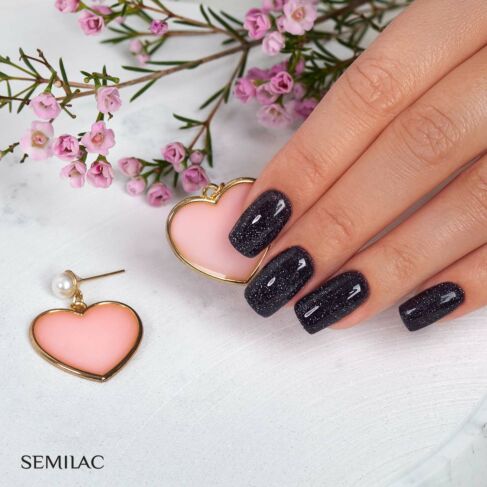Gelpolish 394 Sparkling Midnight Date - 7 ml-UV Hybrid-Semilac-NR Kosmetik