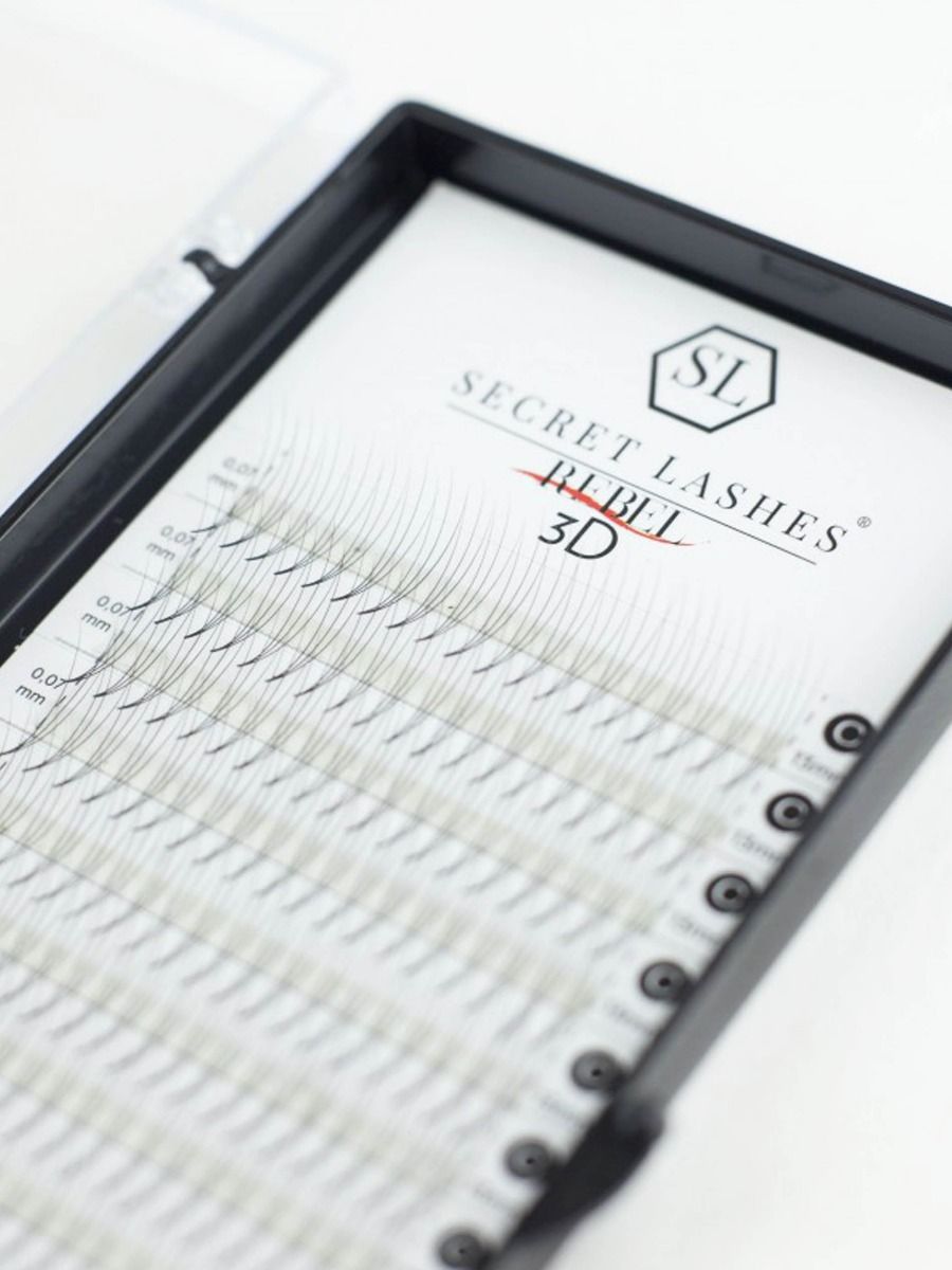 SL Ready Rebel, 2D-10D, C, 0.07-Secret Lashes-2D-10 mm-NR Kosmetik