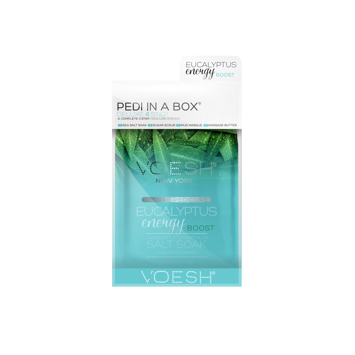 Deluxe 4 Steps Pedi - Eucalyptus Energy Boost-SPA-VOESH-NR Kosmetik