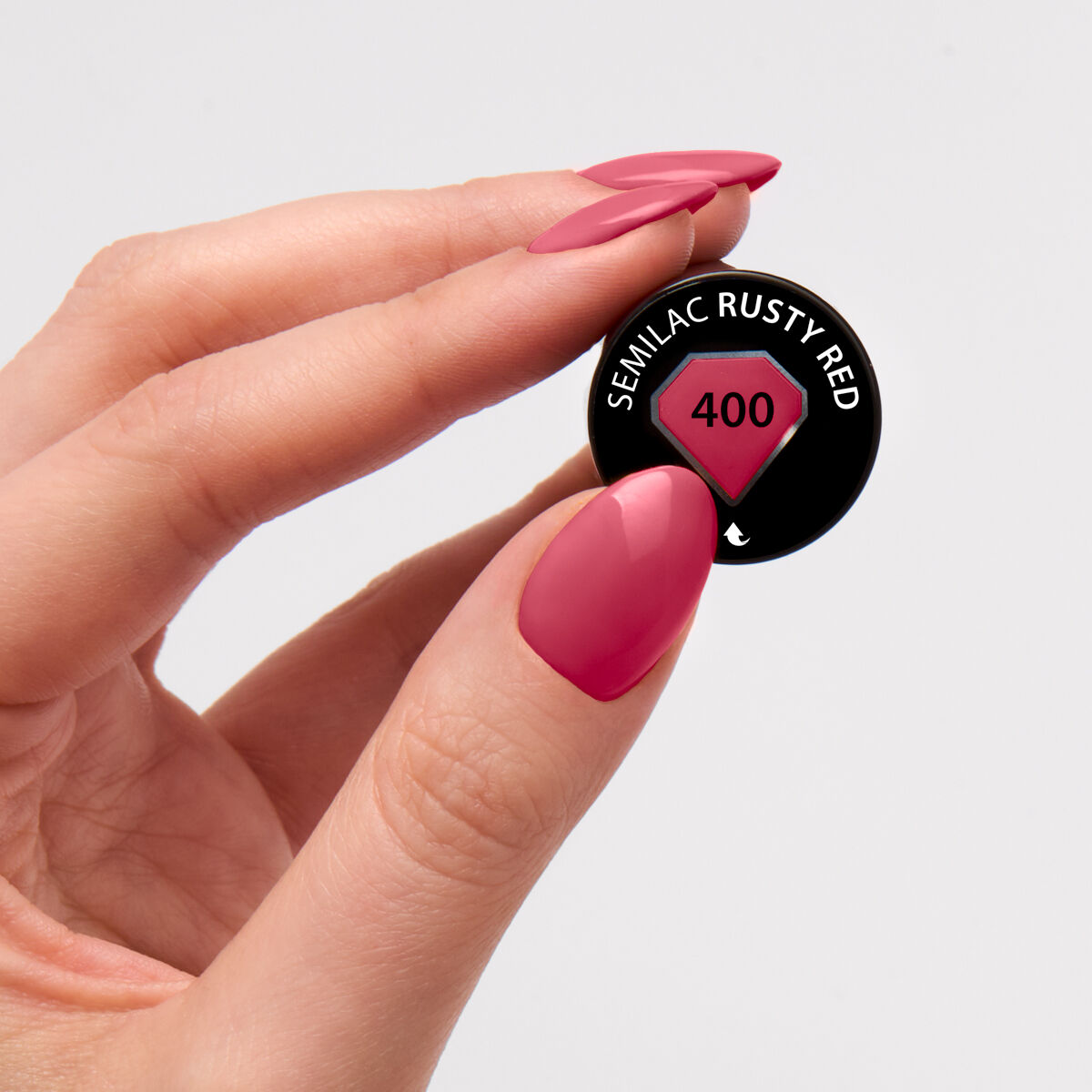 UV Hybrid 400 Rusty Red - 7 ml-UV Hybrid-Semilac-NR Kosmetik