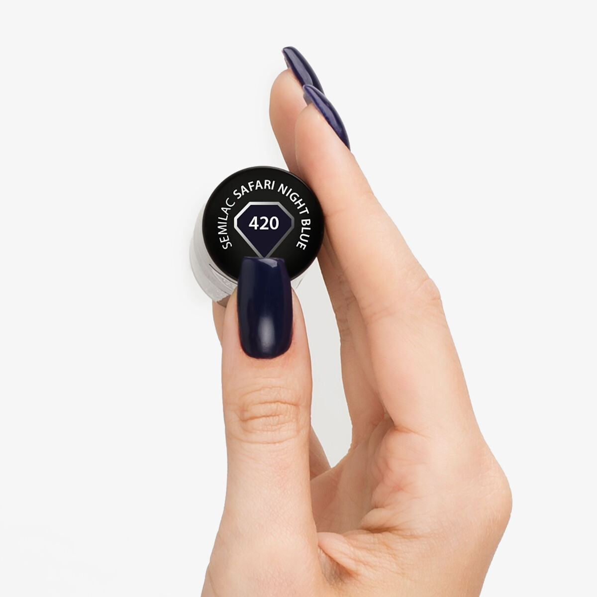Gelpolish 420 Safari Night Blue - 7 ml-UV Hybrid-Semilac-NR Kosmetik