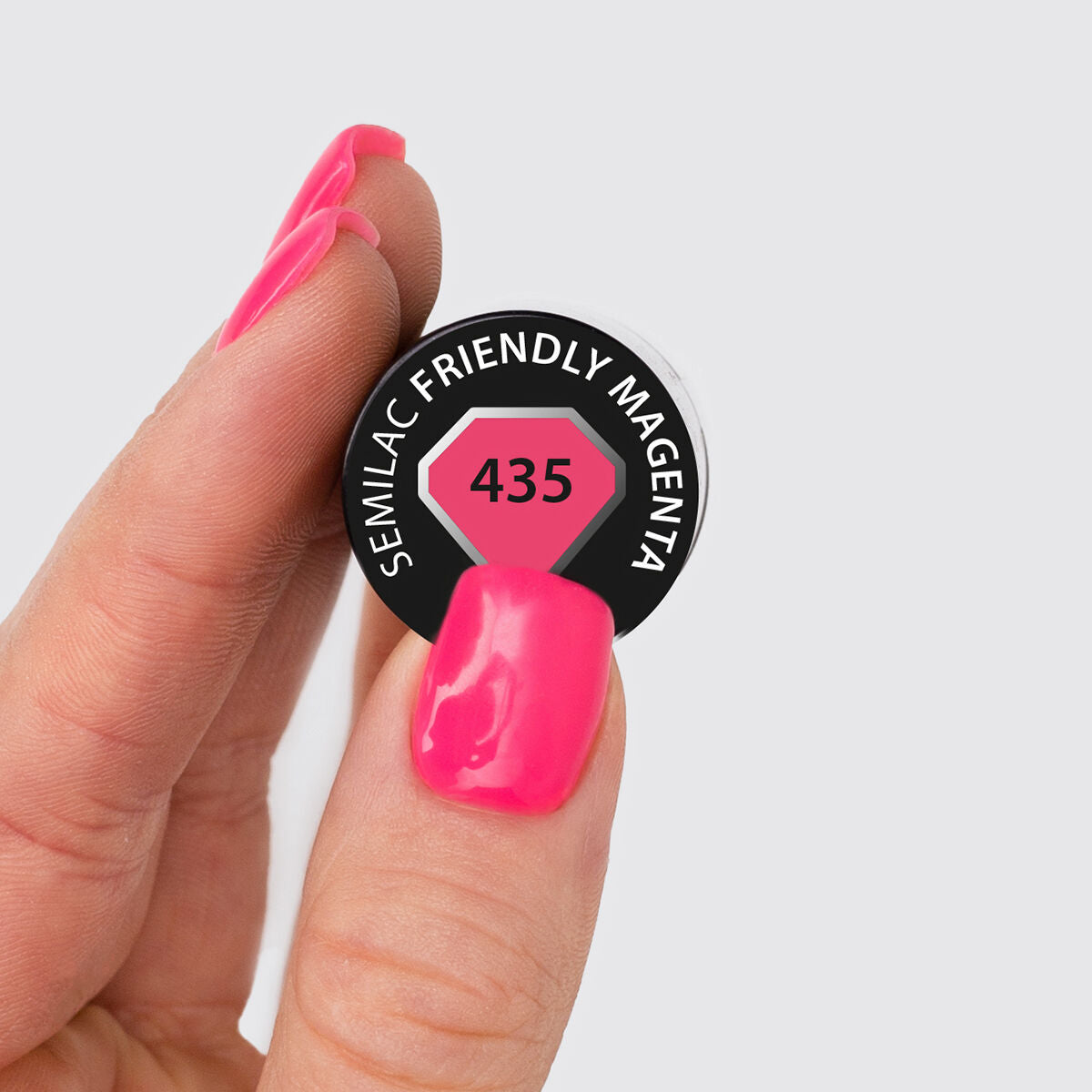 Gelpolish 435 Friendly Magenta - 7 ml-UV Hybrid-Semilac-NR Kosmetik