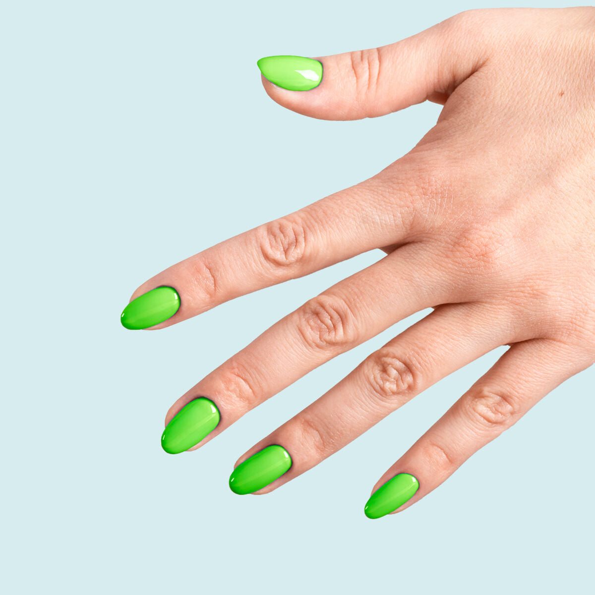 Gelpolish 447 Loco Lime - 7 ml-UV Hybrid-Semilac-NR Kosmetik