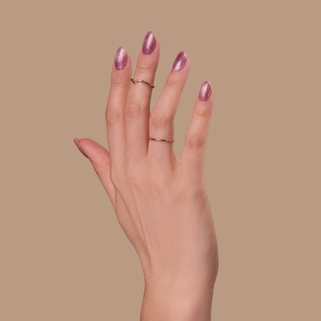 UV Hybrid 332 Pink My Dust - Magnetic Glow 7 ml-CAT EYE-Semilac-NR Kosmetik