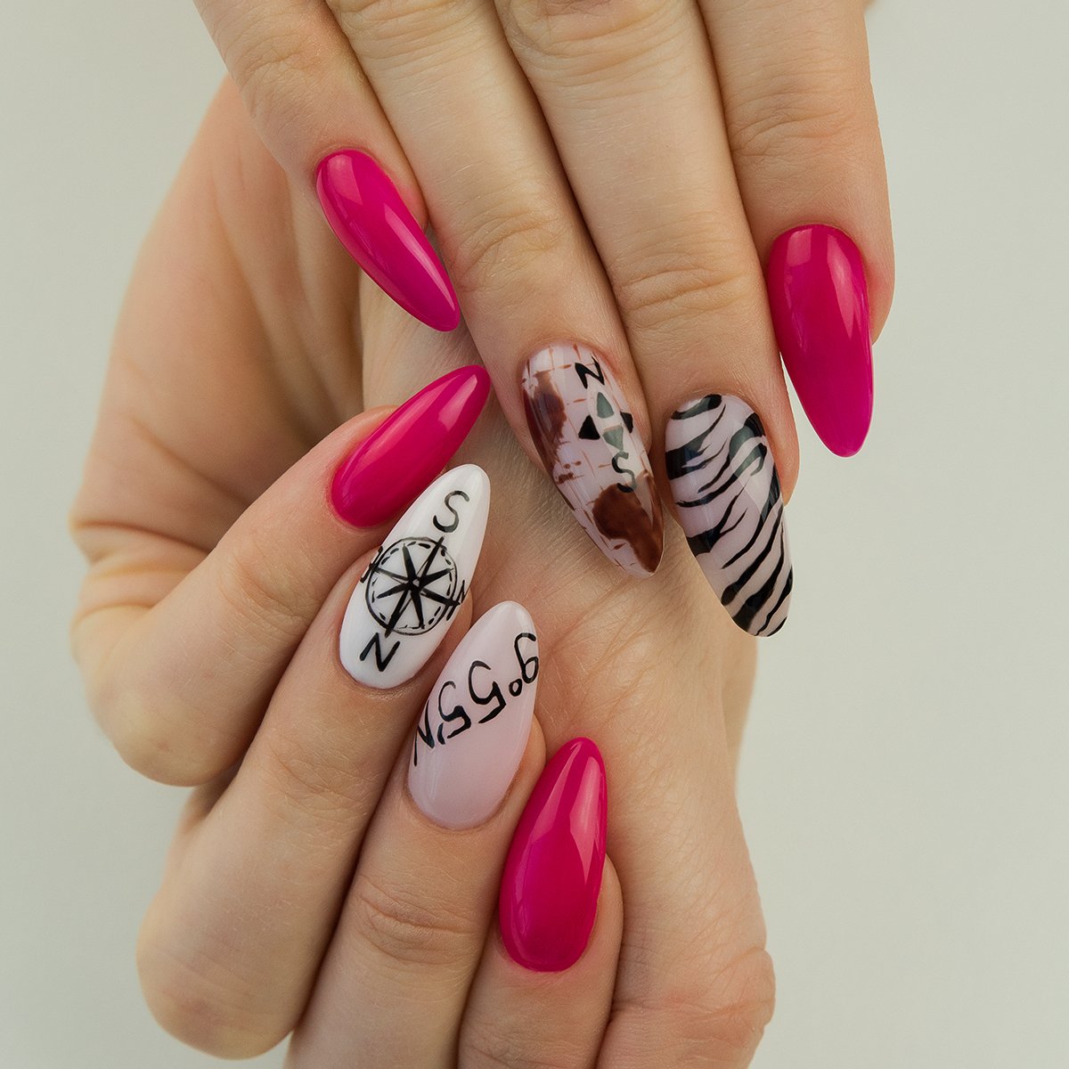 Gelpolish 517 Neon Pink - 7 ml-UV Hybrid-Semilac-NR Kosmetik