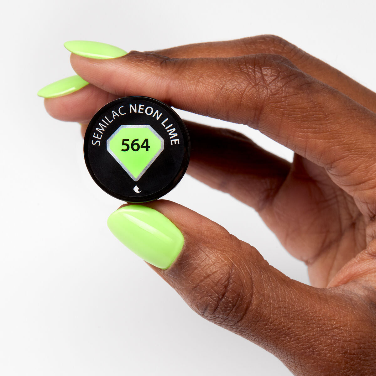 Gelpolish 564 Neon Lime - 7 ml-UV Hybrid-Semilac-NR Kosmetik