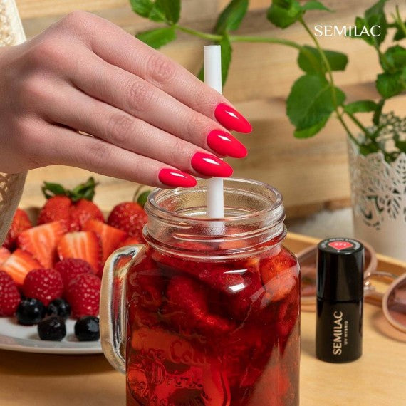 UV Hybrid 571 Neon Strawberry 7 ml-UV Hybrid-Semilac-NR Kosmetik