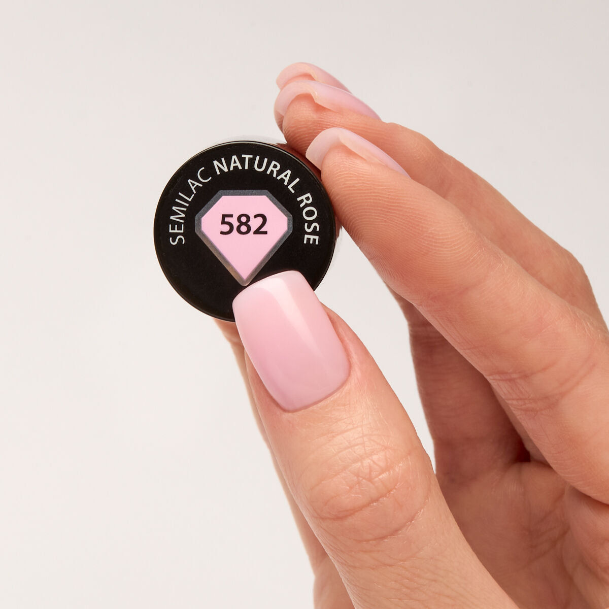 Gelpolish 582 Natural Rose - 7 ml-UV Hybrid-Semilac-NR Kosmetik