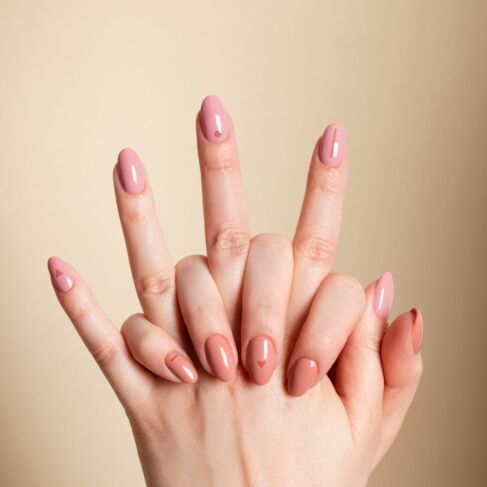 UV Hybrid 585 Caramel Tan - Naked 7 ml-UV Hybrid-Semilac-NR Kosmetik