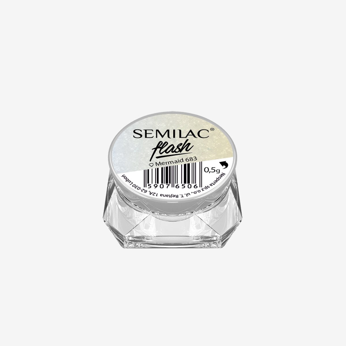 Neglepynt - SemiFlash - Mermaid 683 - 0,5 g-Nail Art-Semilac-NR Kosmetik