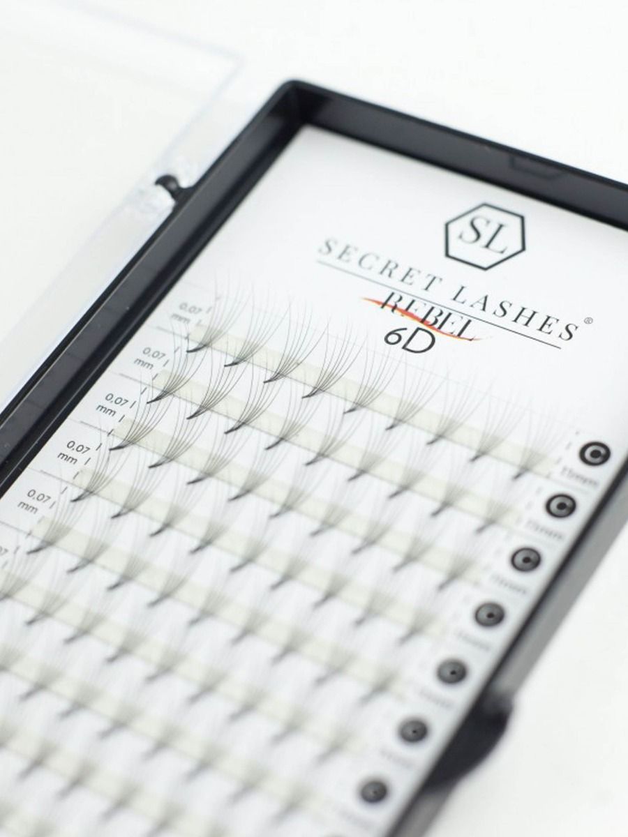 SL Ready Rebel, 2D-10D, C, 0.07-Secret Lashes-2D-10 mm-NR Kosmetik