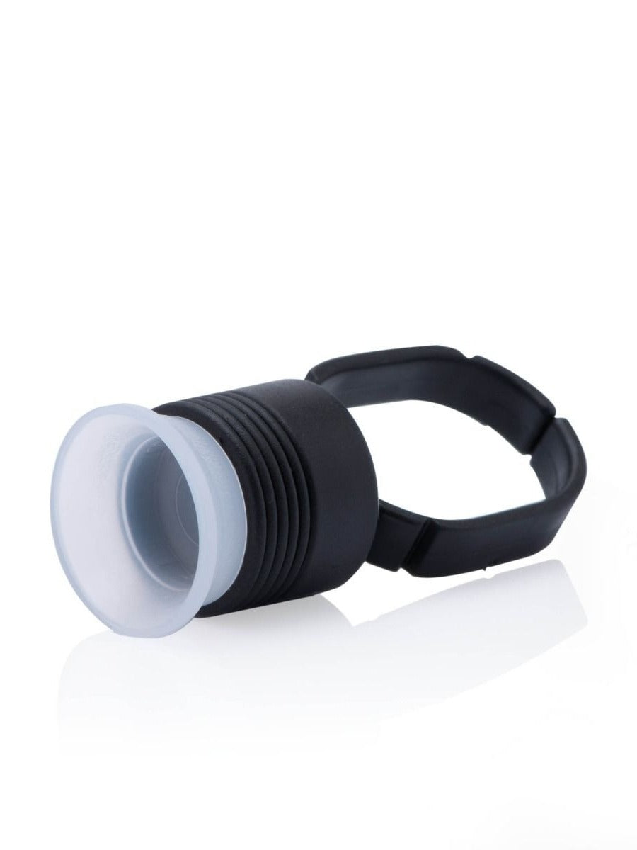 Ring Holder til Lim - Sort med 10 udskiftelige beholdere-ring-Secret Lashes-NR Kosmetik