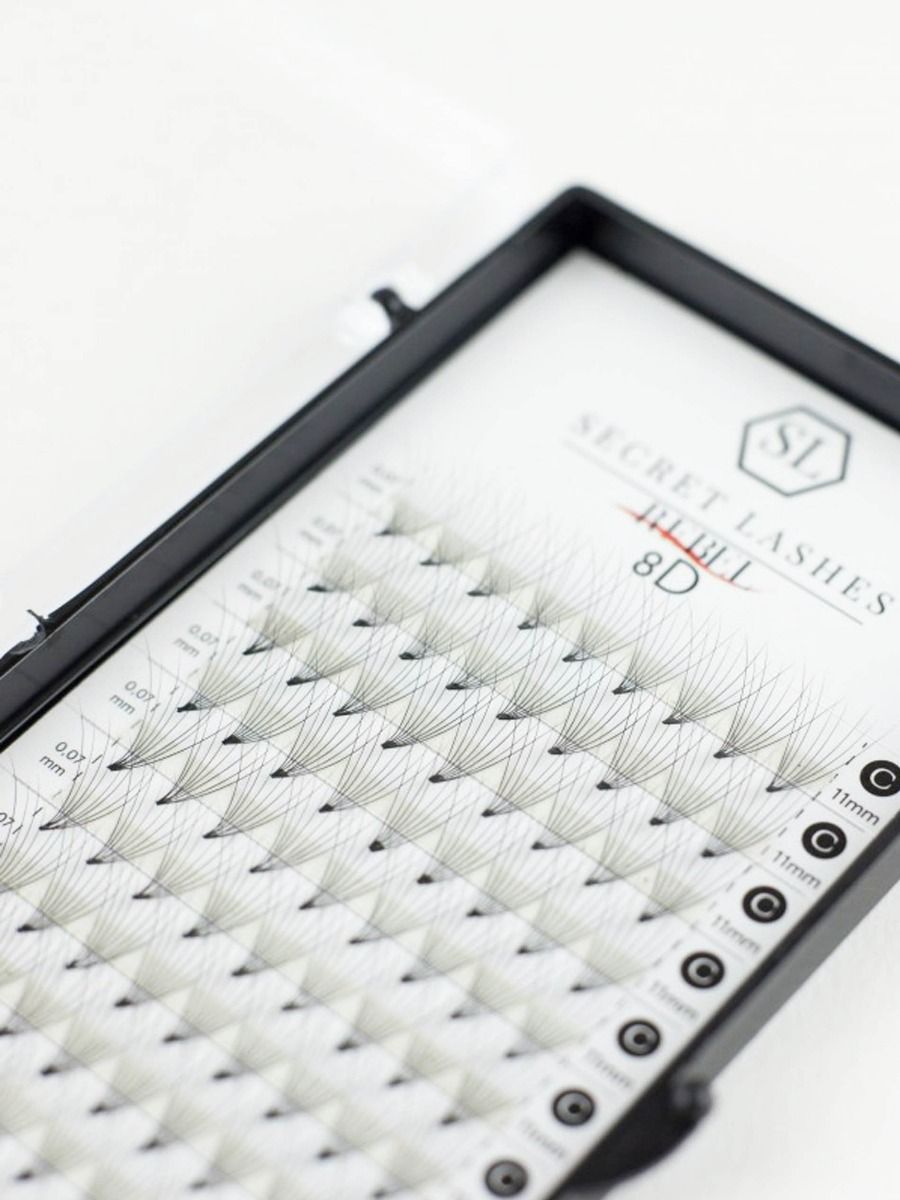 SL Ready Rebel, 2D-10D, C, 0.07-Secret Lashes-2D-10 mm-NR Kosmetik