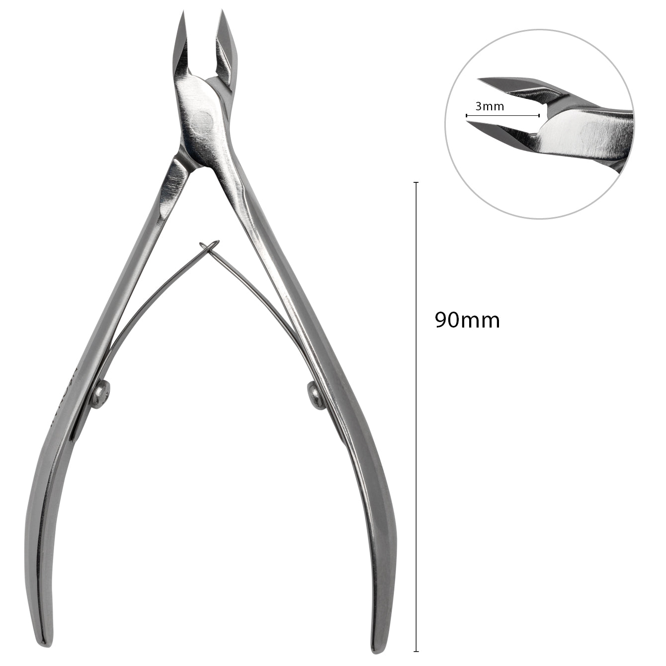 Neglebånds nippers NN EXPERT - 3mm-Salon tilbehør-NeoNail-NR Kosmetik