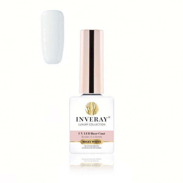 Base Coat - Builder in a Bottle MILKY WHITE - 10 ml-UV Hybrid TOP/BASE-Inveray-NR Kosmetik