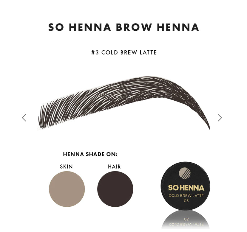 Brow Henna Color - 03 Cold Brew Latte-Henna-So Henna-NR Kosmetik