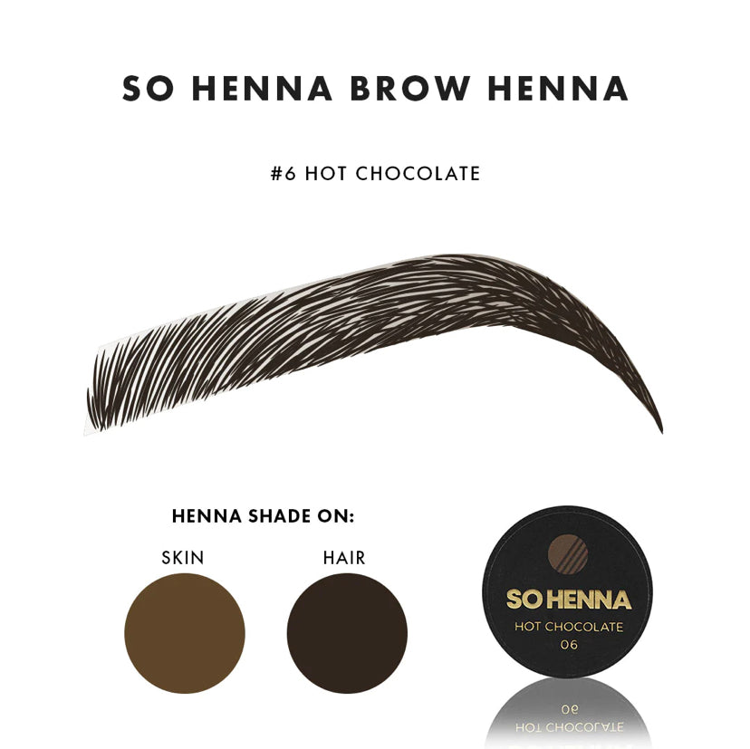 Brow Henna Color - 06 Hot Chocolate-Henna-So Henna-NR Kosmetik