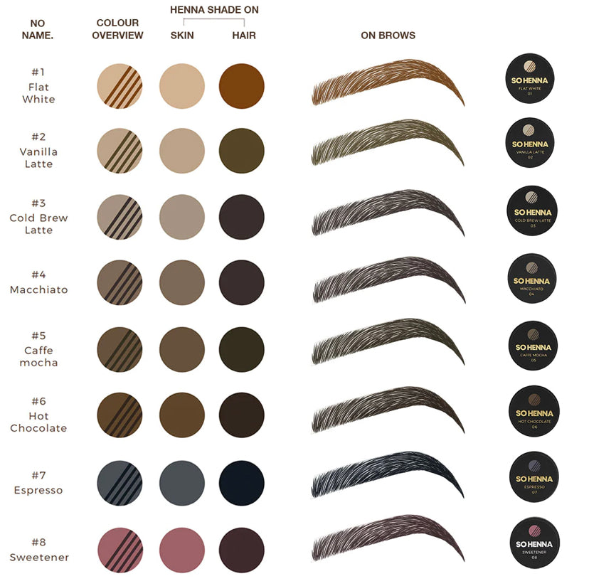 Brow Henna Color - 03 Cold Brew Latte-Henna-So Henna-NR Kosmetik