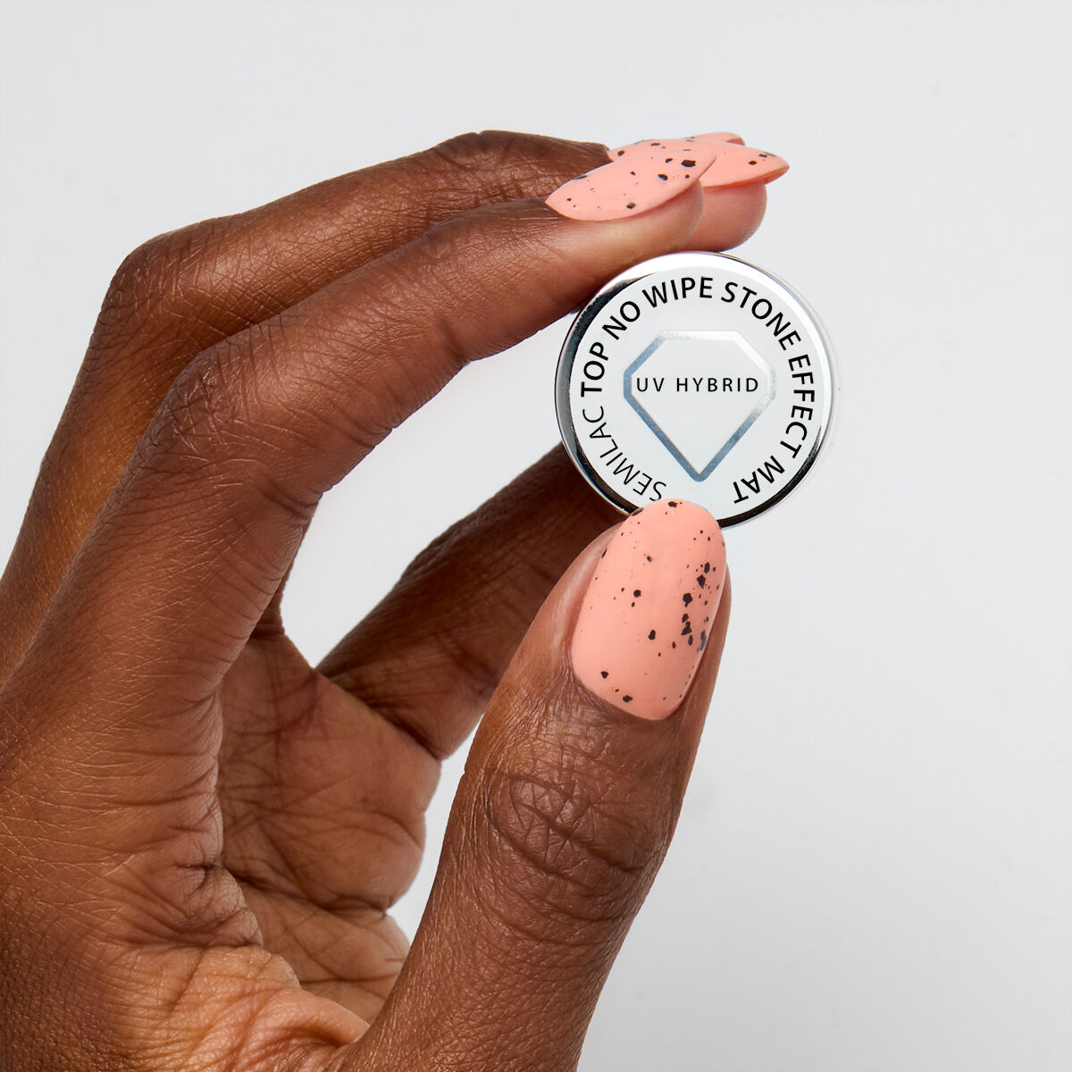 UV Hybrid Top No Wipe Stone Effect Mat - 7 ml-UV Hybrid TOP/BASE-Semilac-NR Kosmetik