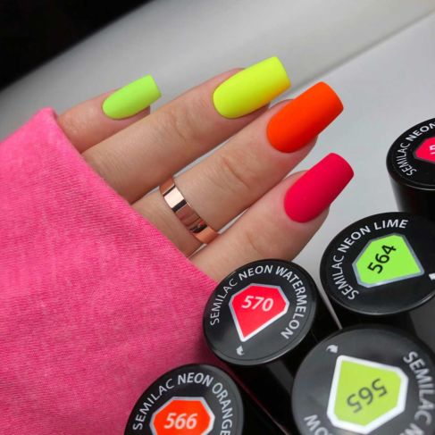 UV Hybrid 565 Neon Yellow 7 ml-Semilac-NR Kosmetik