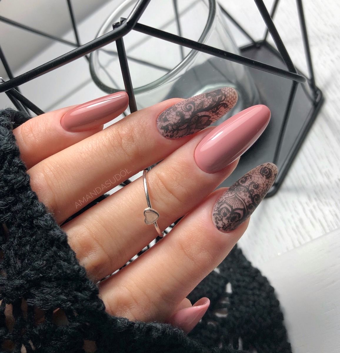 Semilac Transfer Foil BLACK LACE - 06-Folie-Semilac-NR Kosmetik