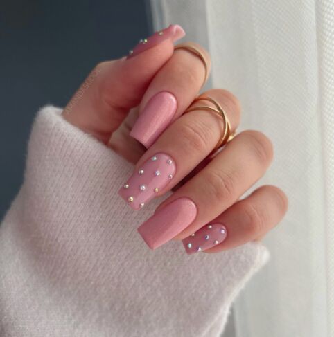 Gelpolish 376 Shimmer Stone Pink Diamond - 7 ml-UV Hybrid-Semilac-NR Kosmetik