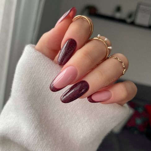 UV Hybrid 393 Sparkling Black Cherry 7 ml-UV Hybrid-Semilac-NR Kosmetik
