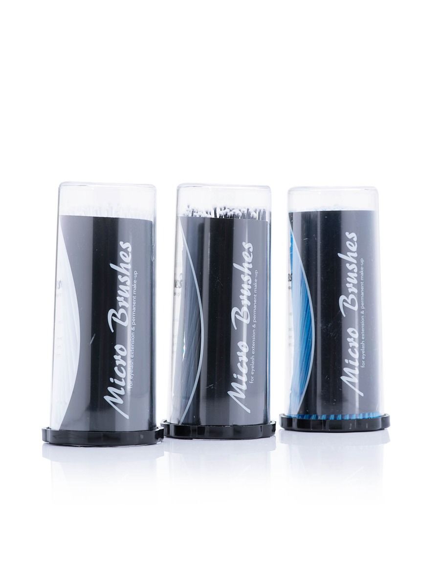 Micro Brush Applikator - 100 stk-Secret Lashes-1.0 mm hvid-NR Kosmetik