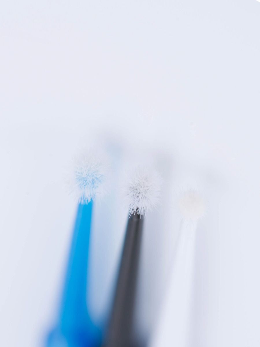 Micro Brush Applikator - 100 stk-Secret Lashes-1.0 mm hvid-NR Kosmetik