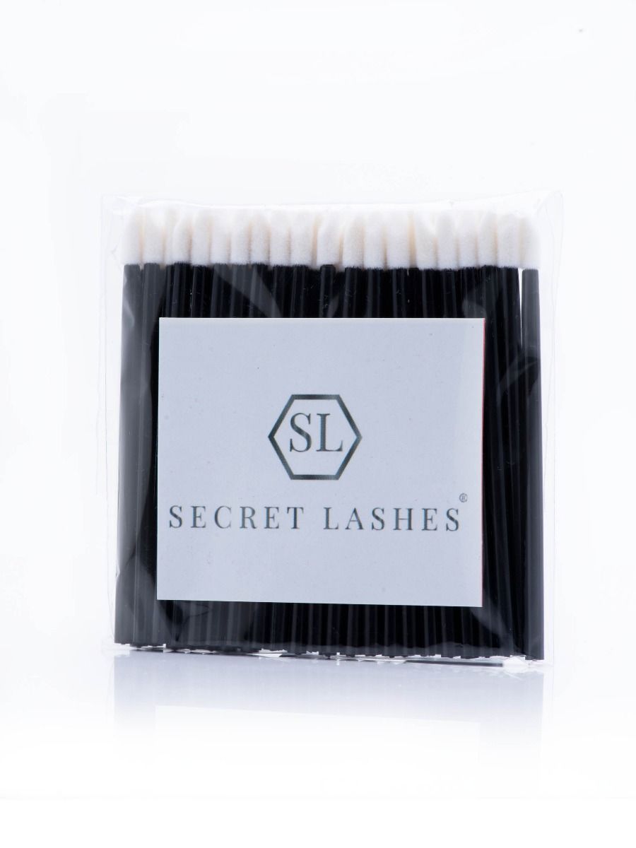 Fnugfri Applikatorer ensidet 4,4 mm - 50 stk-Secret Lashes-NR Kosmetik