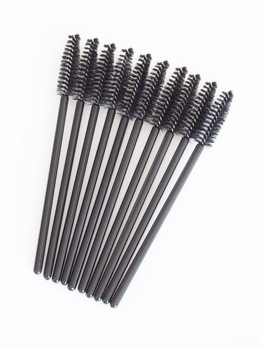 Engangs børster, sort håndtag (10 stk.) - Sort-Tilbehør-Secret Lashes-NR Kosmetik