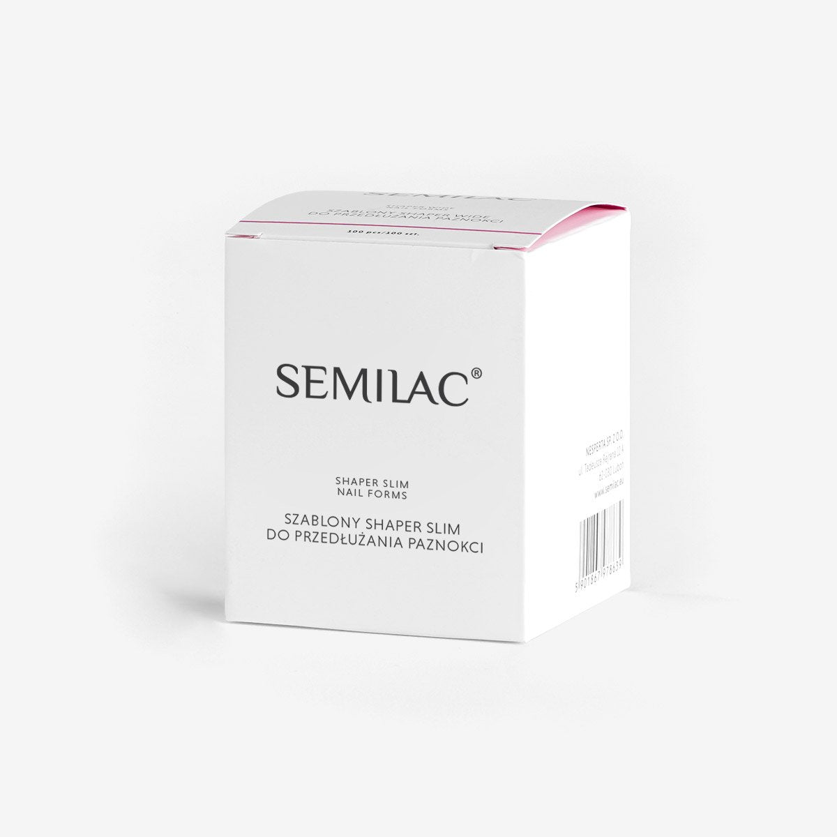Skabelon til nail extension SLIM - 100 stk-Tilbehør-Semilac-NR Kosmetik