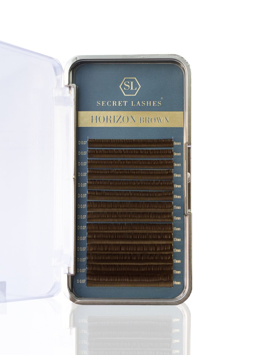 Horizon Brown - MIX-2D-3D-Secret Lashes-C-0.07-NR Kosmetik