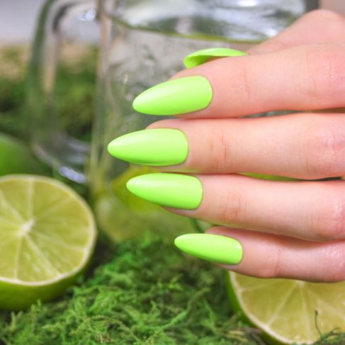 Gelpolish 564 Neon Lime - 7 ml-UV Hybrid-Semilac-NR Kosmetik
