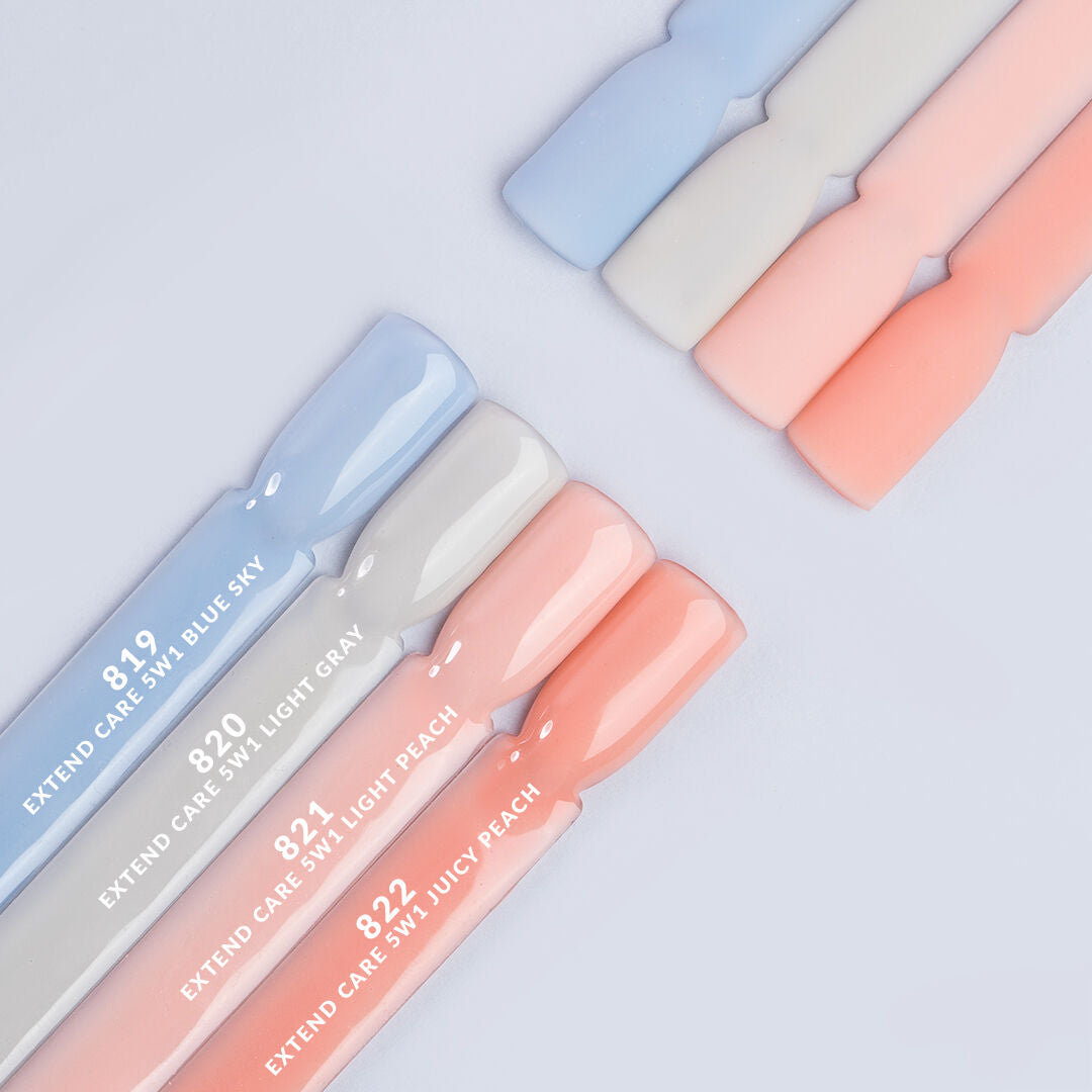 Extend CARE 5i1 Light Gray 820 - 7 ml-Gelpolish Opbygning-Semilac-NR Kosmetik