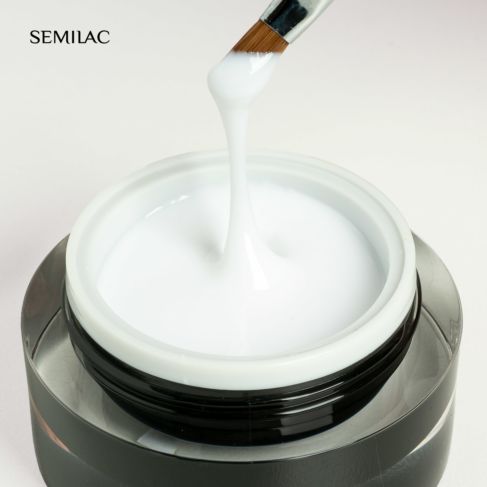 Builder Gel French White 15 g-uv gel opbygning-Semilac-NR Kosmetik