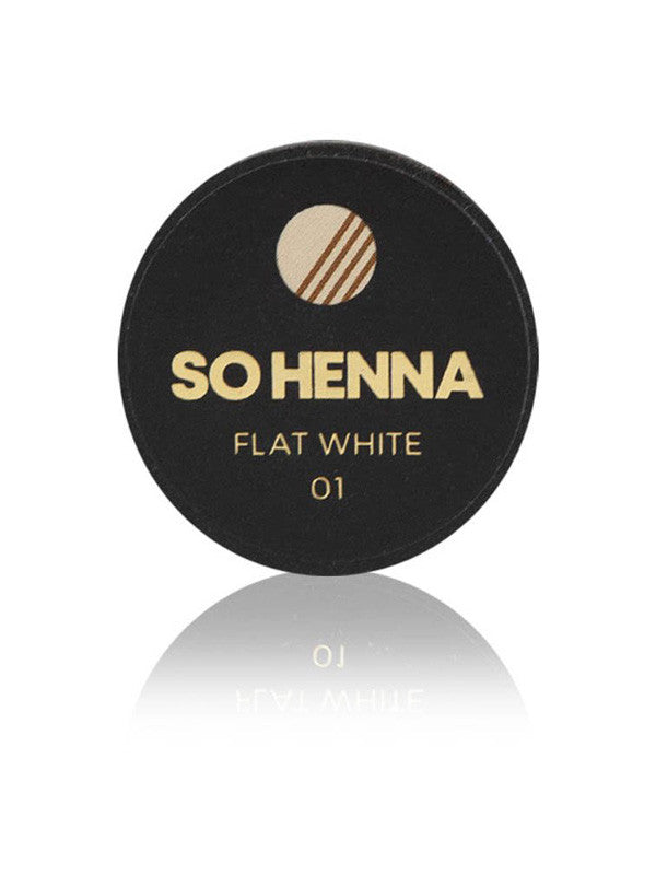 Brow Henna Color - 01 Flat White-Henna-So Henna-NR Kosmetik