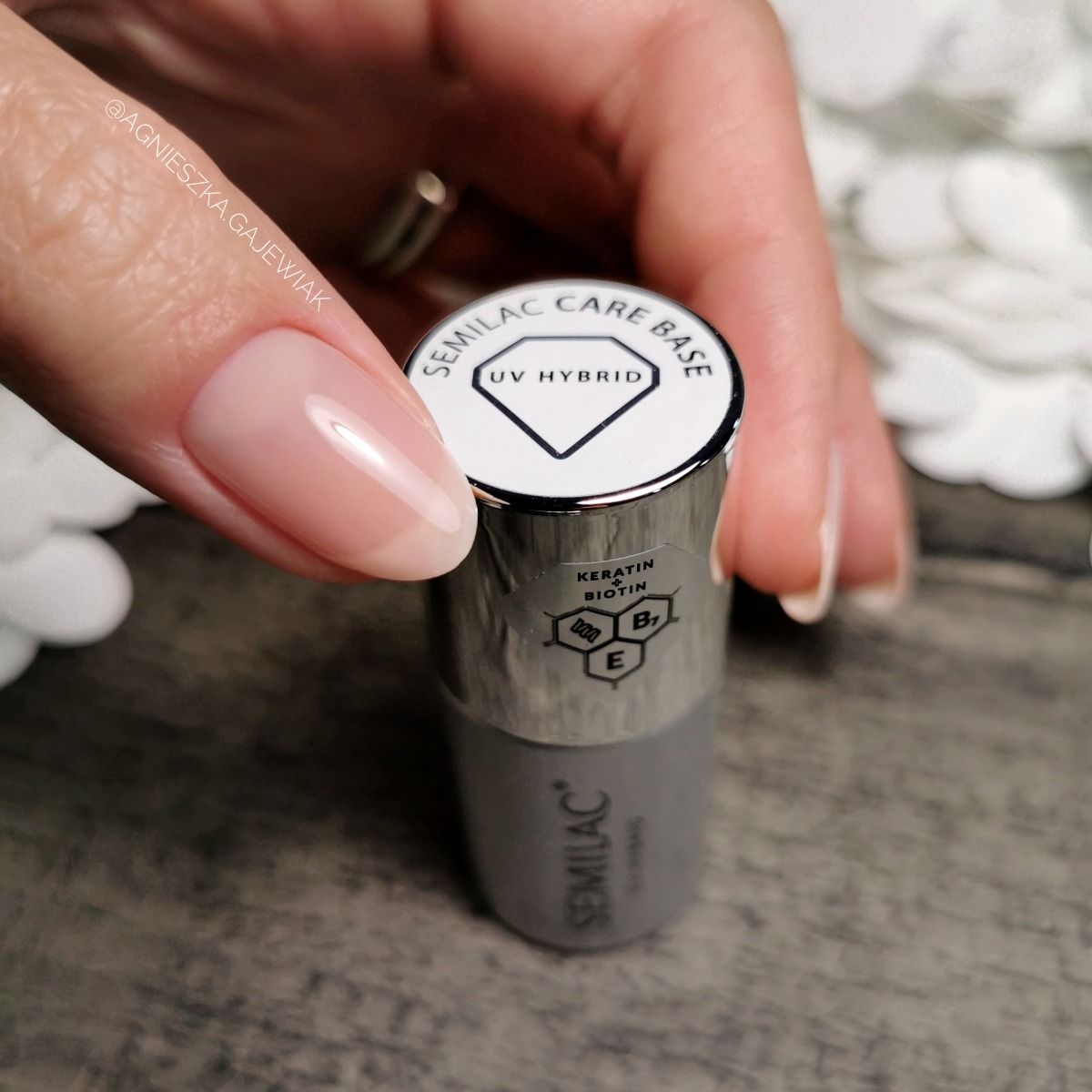 UV Hybrid Care Base-UV Hybrid Top/Base-Semilac-7ml-NR Kosmetik