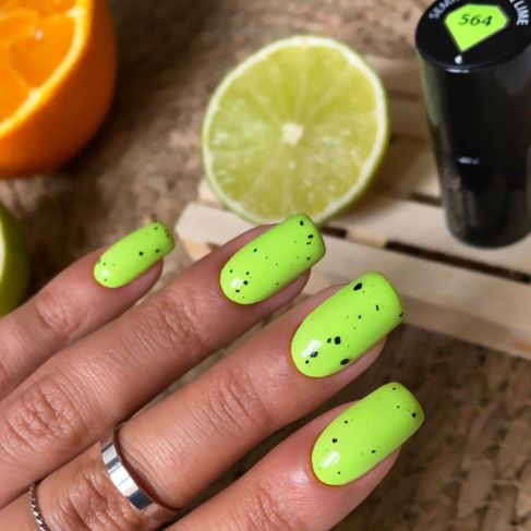 Gelpolish 564 Neon Lime - 7 ml-UV Hybrid-Semilac-NR Kosmetik