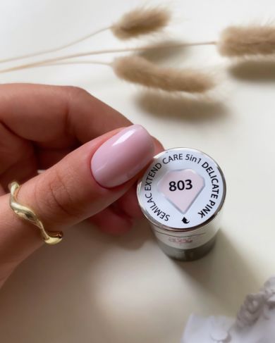 Extend CARE 5i1 Delicate Pink 803 - 7 ml-Gelpolish Opbygning-Semilac-NR Kosmetik