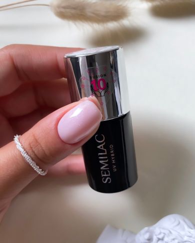 Extend CARE 5i1 Glitter Delicate Pink 806 - 7 ml-Gelpolish Opbygning-Semilac-NR Kosmetik