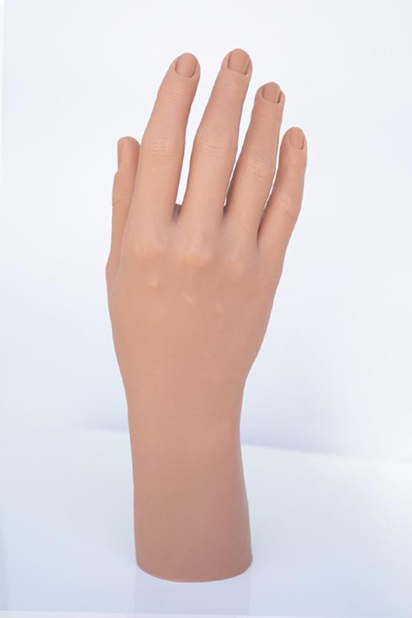 Øvehånd i silikone Hel hånd - ANAIS (Ensfarvet)-Øvehånd-Aleana-Autumn-Right-Flexible-NR Kosmetik