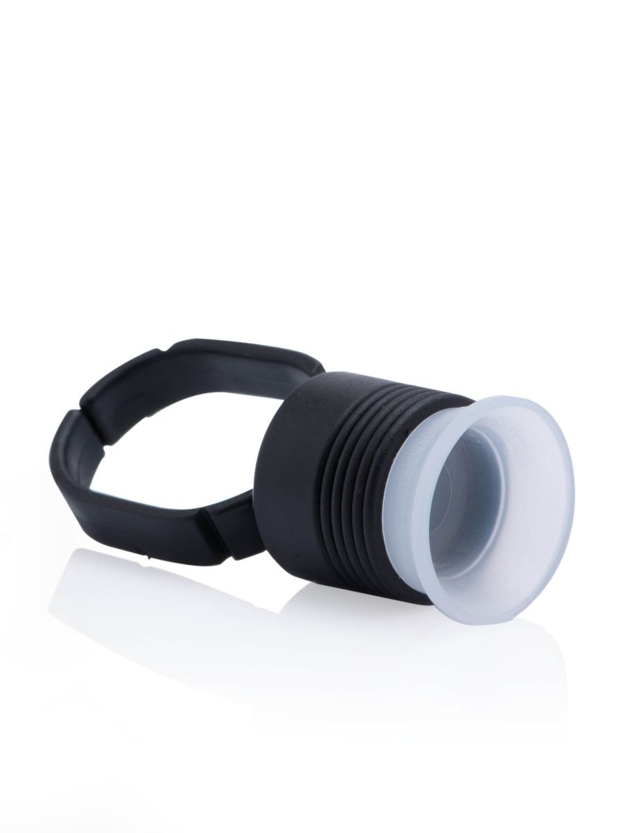 Ring Holder til Lim med 1 x beholder - Sort-ring-Secret Lashes-NR Kosmetik