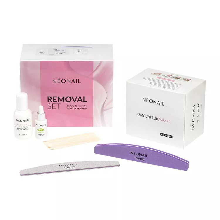 Removal set for UV gel polish and SIMPLE 3-in-1-Salon Udstyr-NeoNail-NR Kosmetik