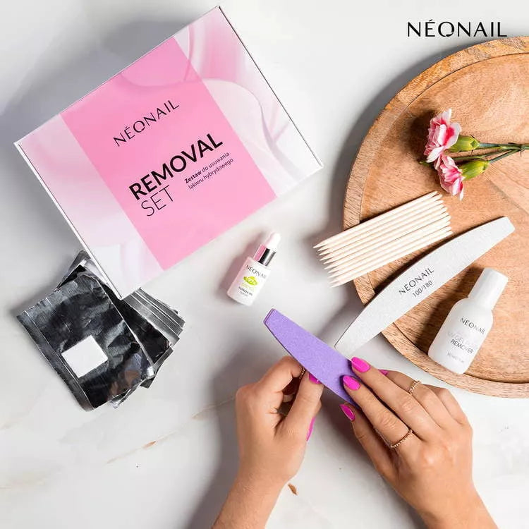 Removal set for UV gel polish and SIMPLE 3-in-1-Salon Udstyr-NeoNail-NR Kosmetik